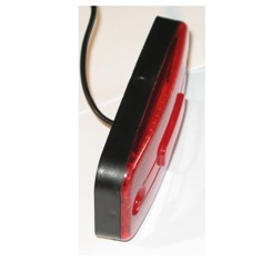 Zij/breed markering breed Rood